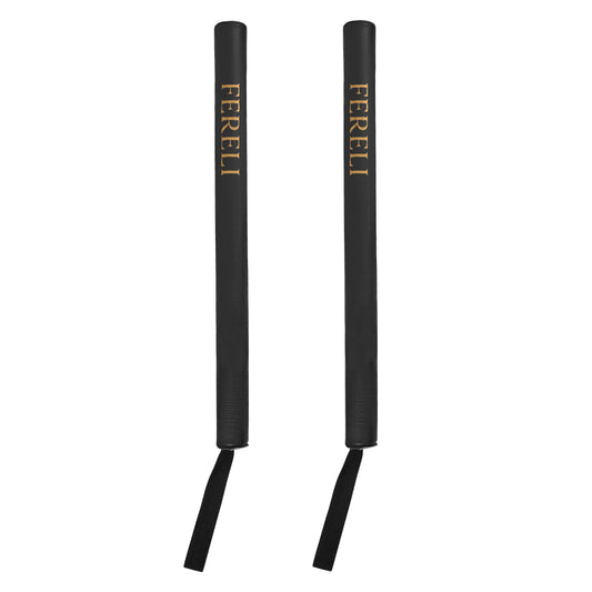 Fereli striking sticks in black front view – boxing fight sticks for precision training.