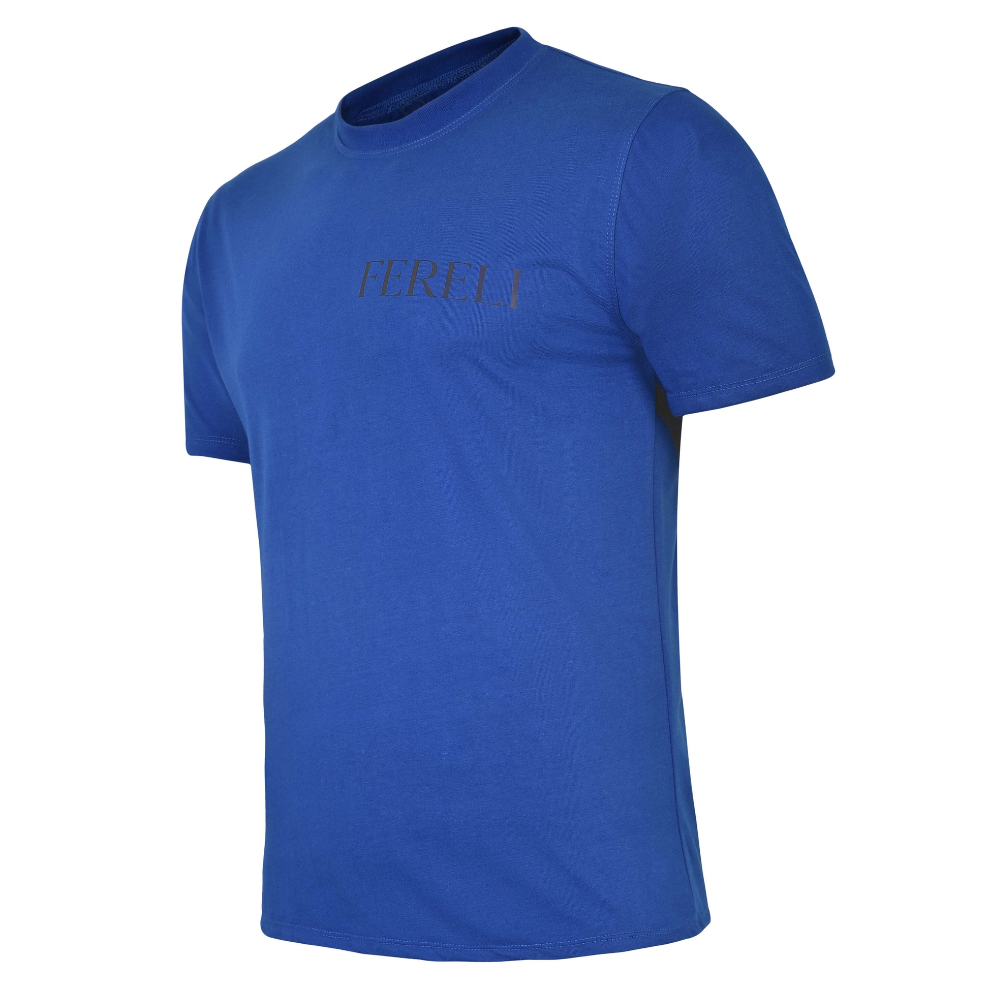 Angled view of the Fereli Rites T-Shirt showcasing its tailored fit and premium cotton fabric, designed as modern premium boxing streetwear.