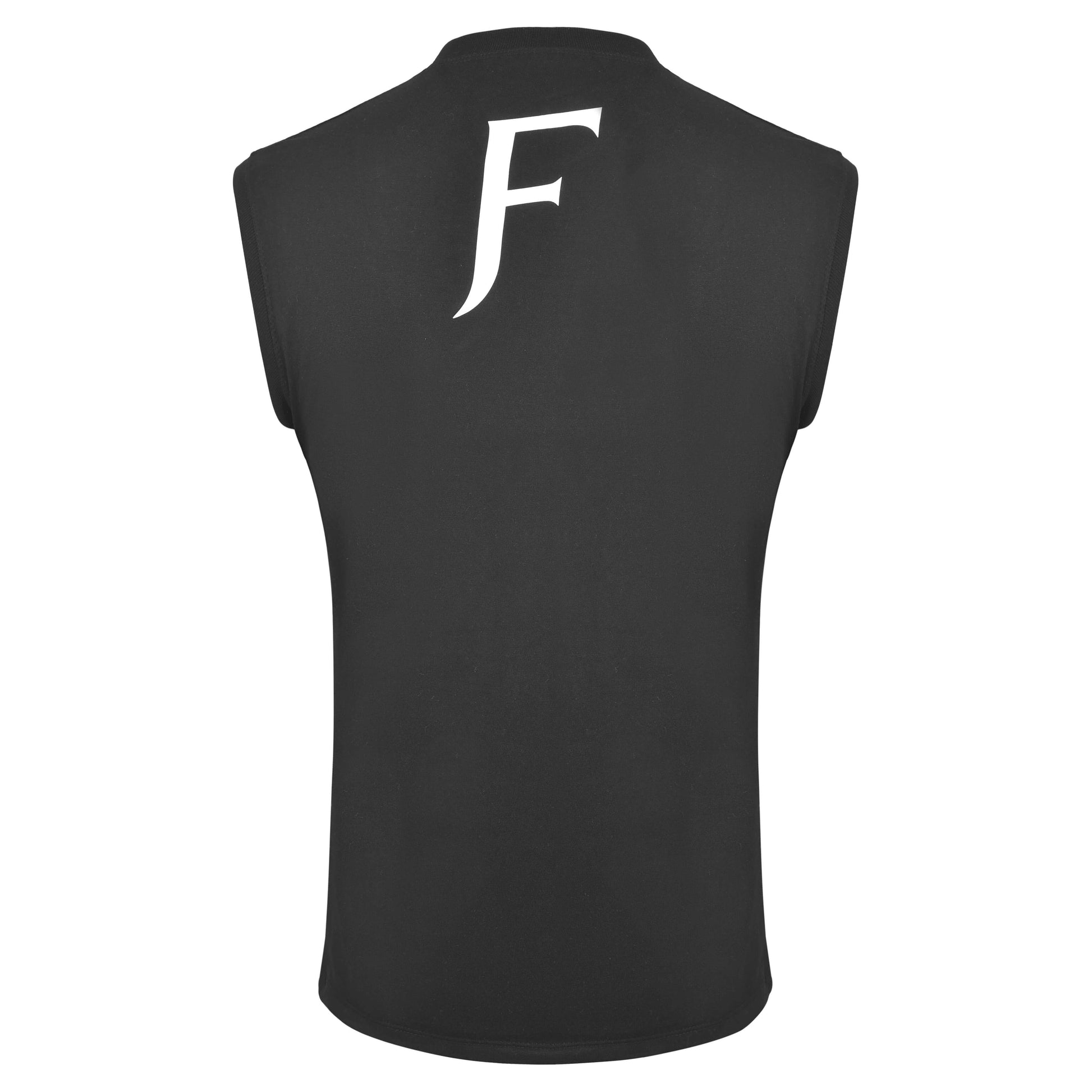 Fereli Creed Boxing Tank Top – rear view featuring the signature stylised “F” below the neckline.