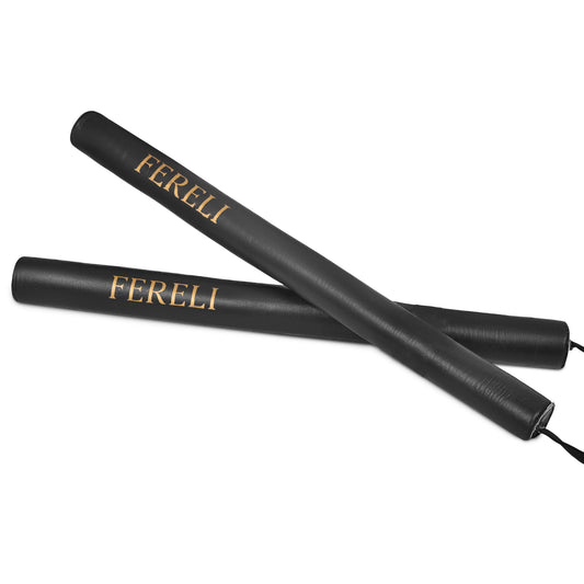 Fereli boxing striking sticks in black angled view – boxing precision sticks for training and defence drills.